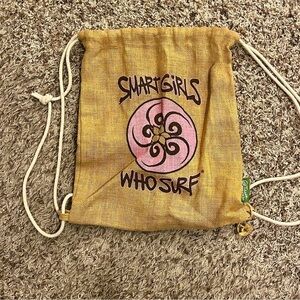 Tuwa Designs Earth Conscience Burlap Backpack Smart Girls Who Surf
